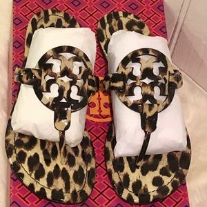 Tory Burch Miller Leopard Sandals